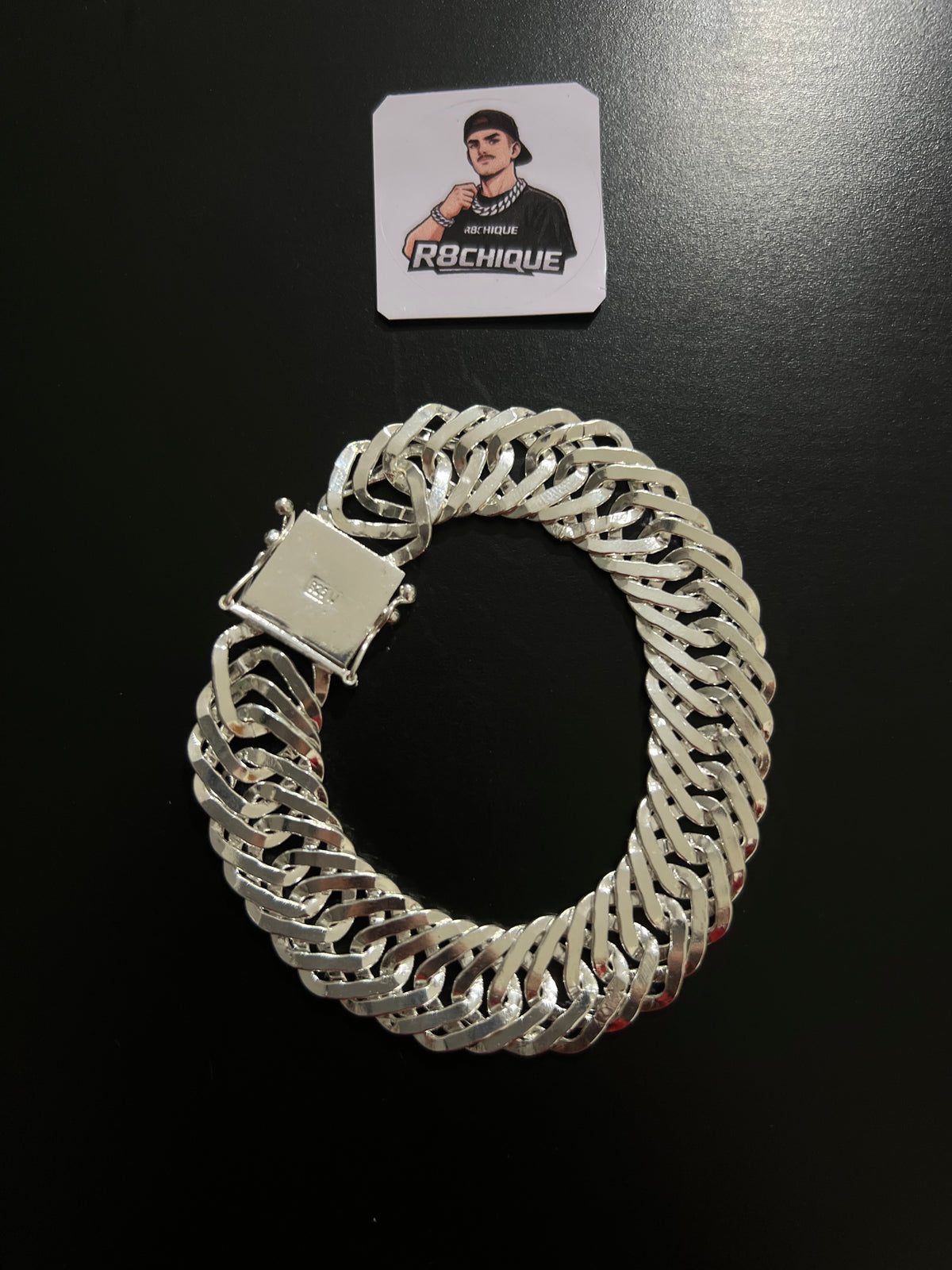 Pulseira Prata Elotriplo - 17MM