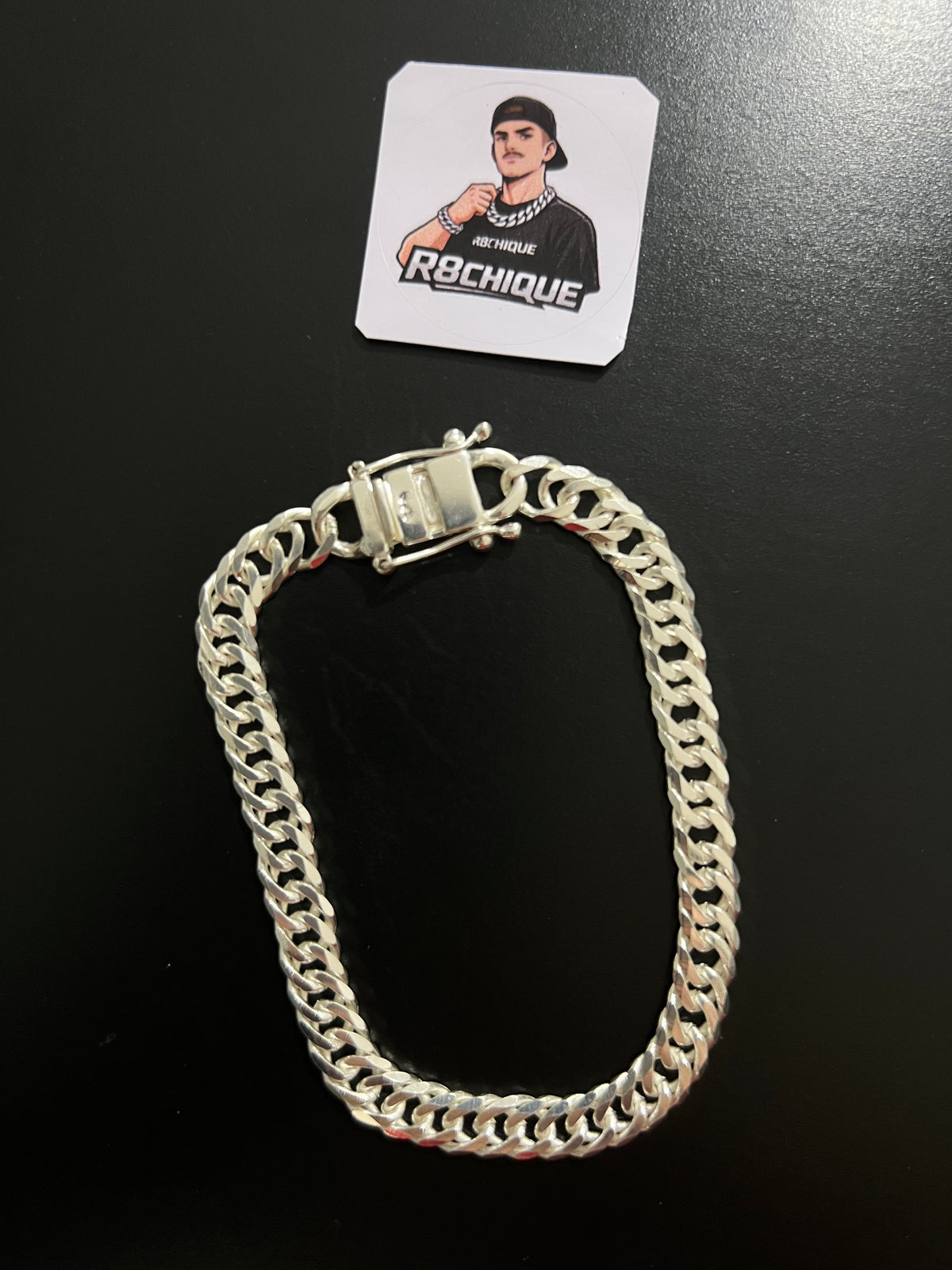 Pulseira Prata Eloduplo - 8MM