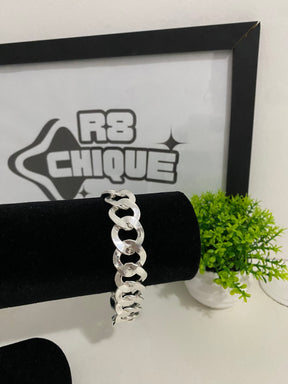 Pulseira Prata 1x1 - 20MM