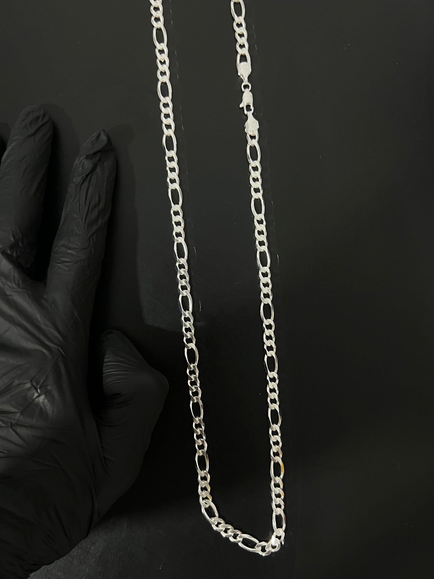 Corrente 3x1 - 8MM/70CM Prata Mista