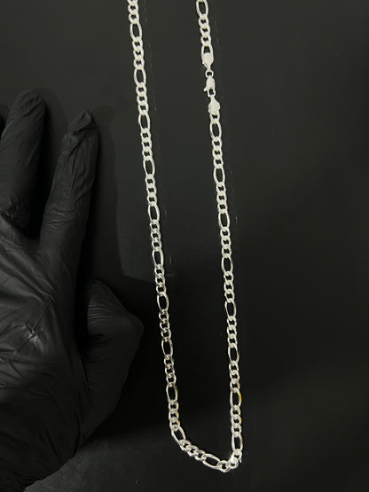 Corrente 3x1 - 8MM/70CM Prata Mista