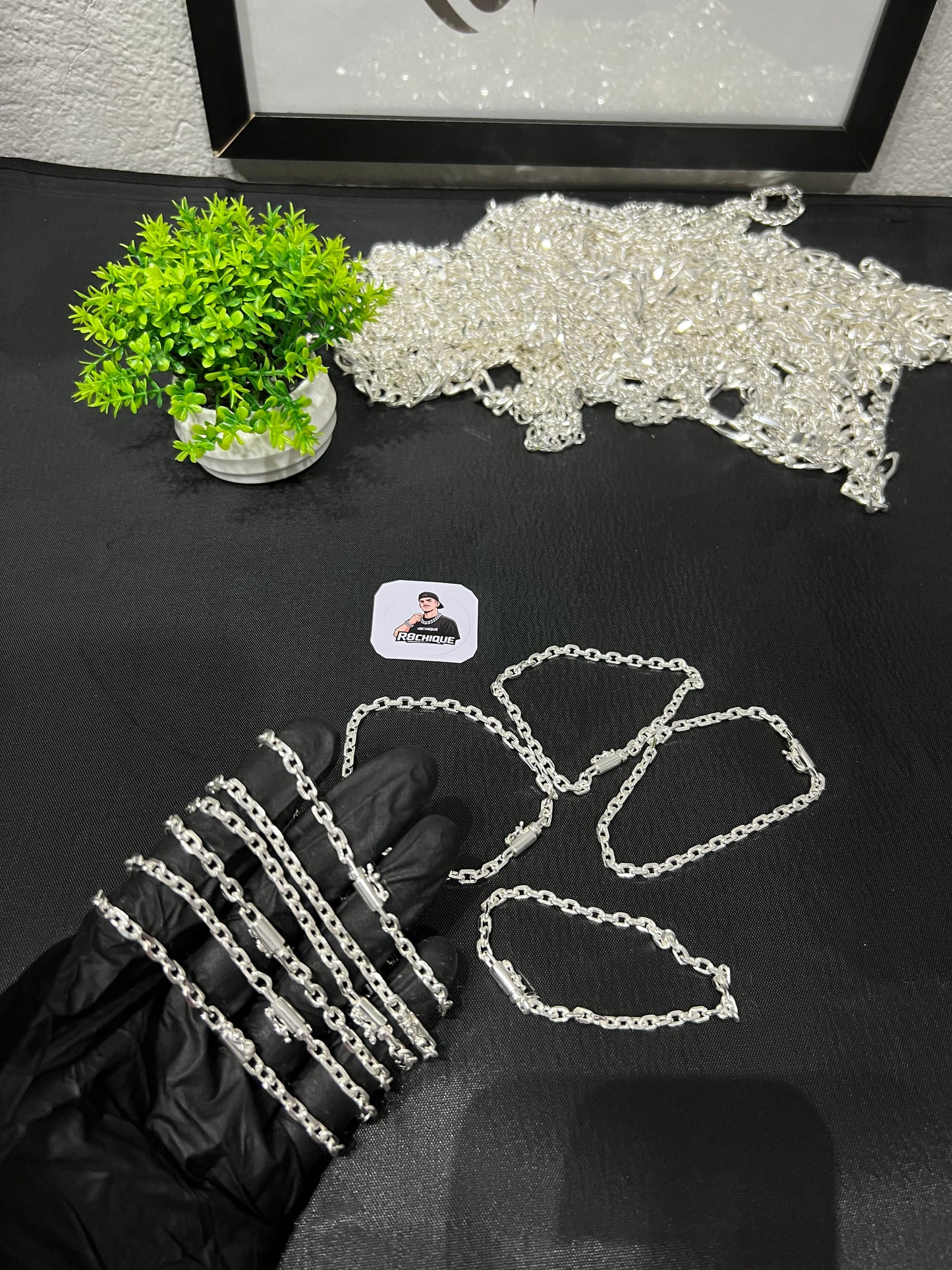 Kit Revenda | 4 Pulseira 5MM/70CM - Cartie + Dedeira de Brinde Kit (140)