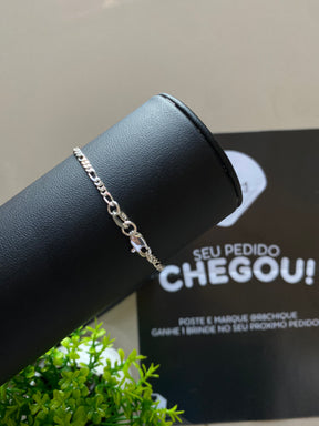 Pulseira Prata 3x1 - 2MM