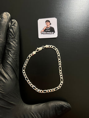 Pulseira  Prata 3x1 - 4MM