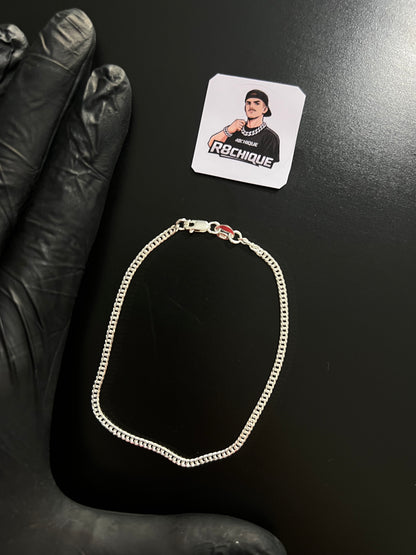 Pulseira Eloduplo - 2MM Prata Mista