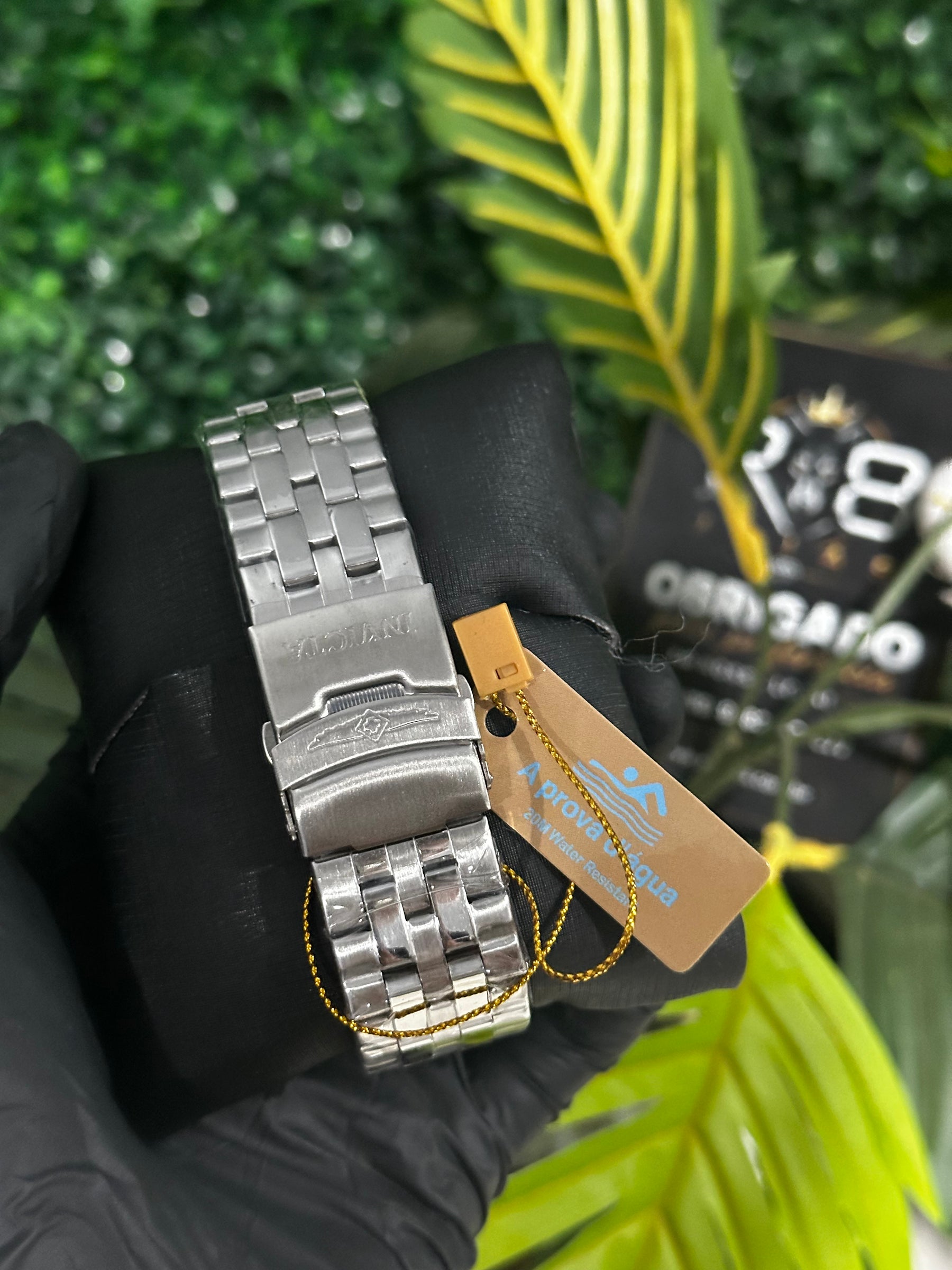 Relógio Roleta Prateado - Linha Premium