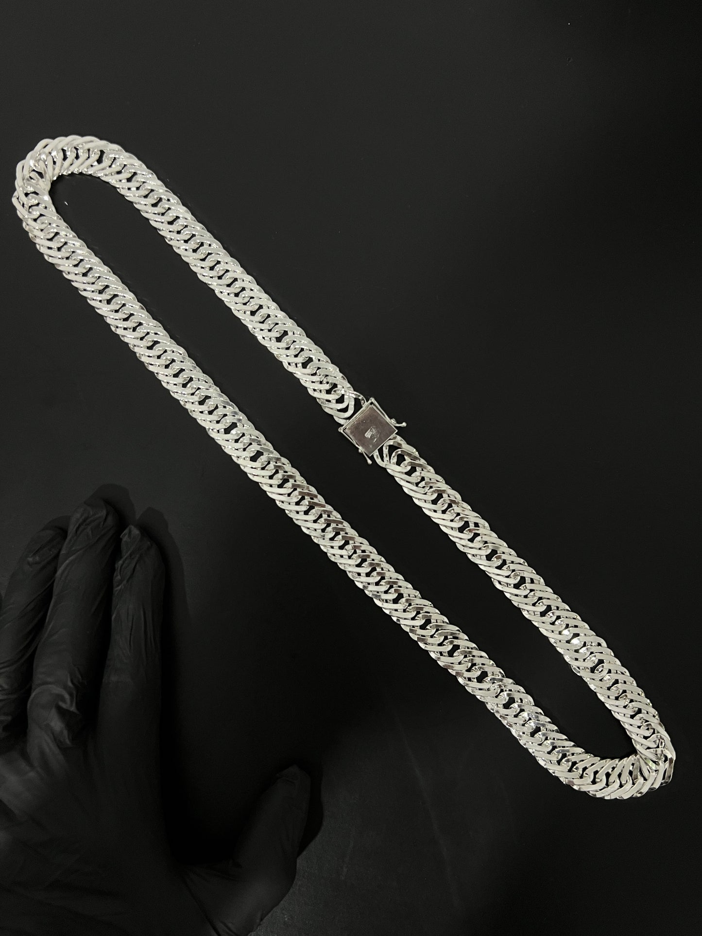 Corrente Elotriplo - 17MM/70CM Prata Mista