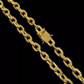 Corrente Cadeado 12MM | Fecho Duplo 18k