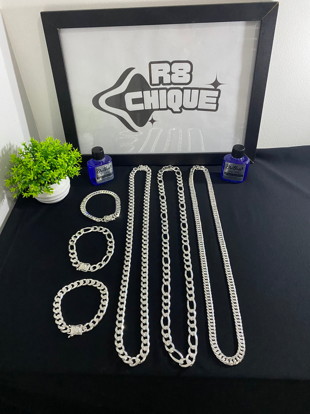 Kit Revenda | 3 Conjuntos 10MM - 3x1 / 1x1 / EloDuplo - 2 Limpa Pratas (BRINDE)(Kit 84)