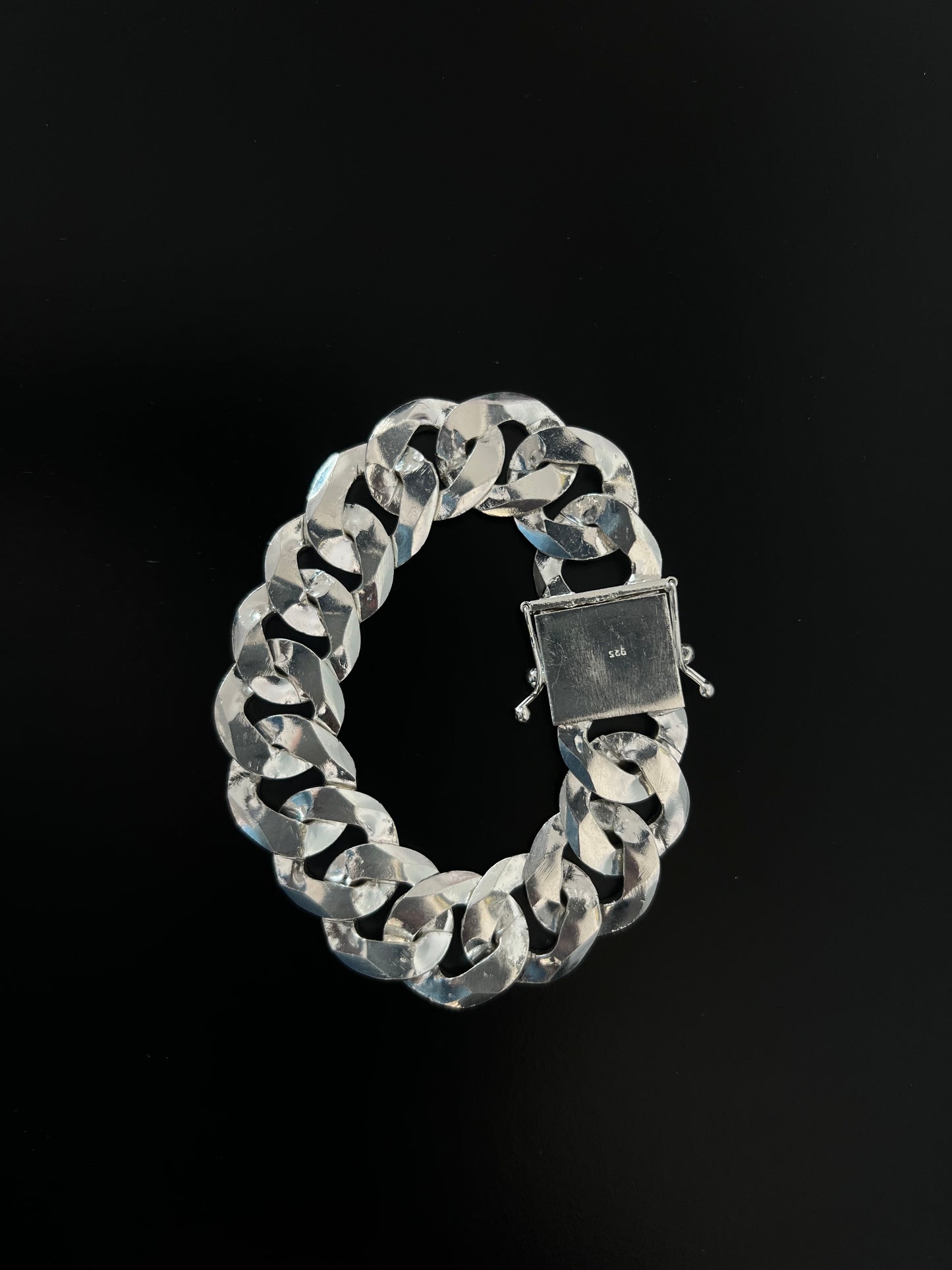 Pulseira 1x1 - 25MM Prata Mista