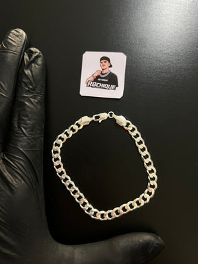 Pulseira 1x1 - 8MM Prata Mista