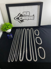 Kit Revenda | 3 Corrente de 4MM - 1x1, 3x1, Elo/ 2 Conjunto 10MM - EloDuplo / 1 Conjunto 8MM - EloDuplo / 1 Limpa Pratas (BRINDE) (Kit 79)
