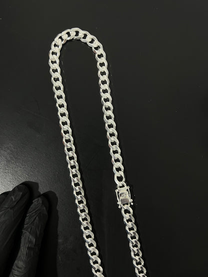 Corrente 1x1 - 10MM/70CM Prata Mista