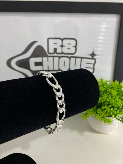 Pulseira 3x1 - 10MM Prata Mista