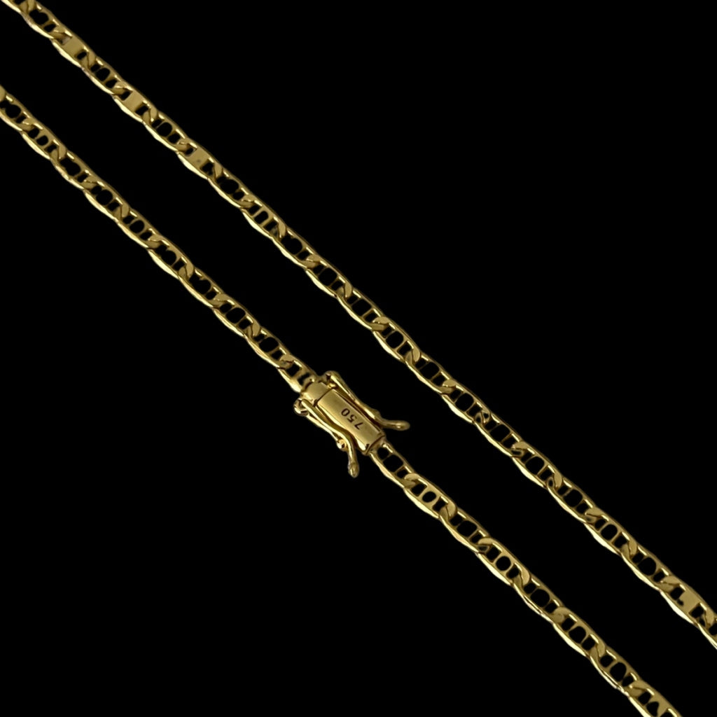Corrente Piastrine 4mm | Fecho Duplo