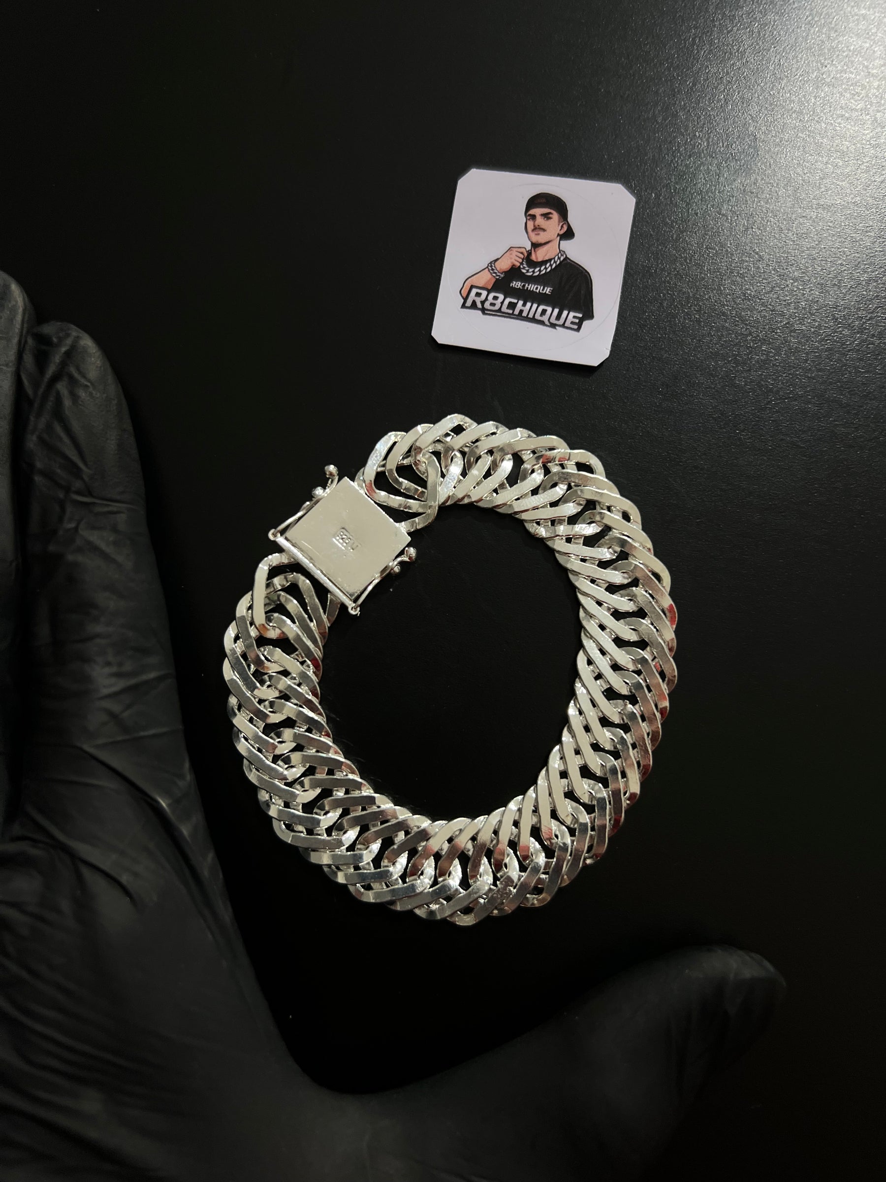 Pulseira Prata Elotriplo - 17MM