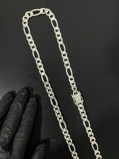 Corrente 3x1 - 10MM/70CM Prata Mista