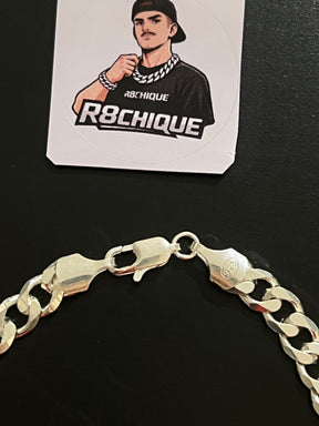 Pulseira 1x1 - 8MM Prata Mista