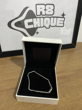 Pulseira  Prata 1x1 - 2MM