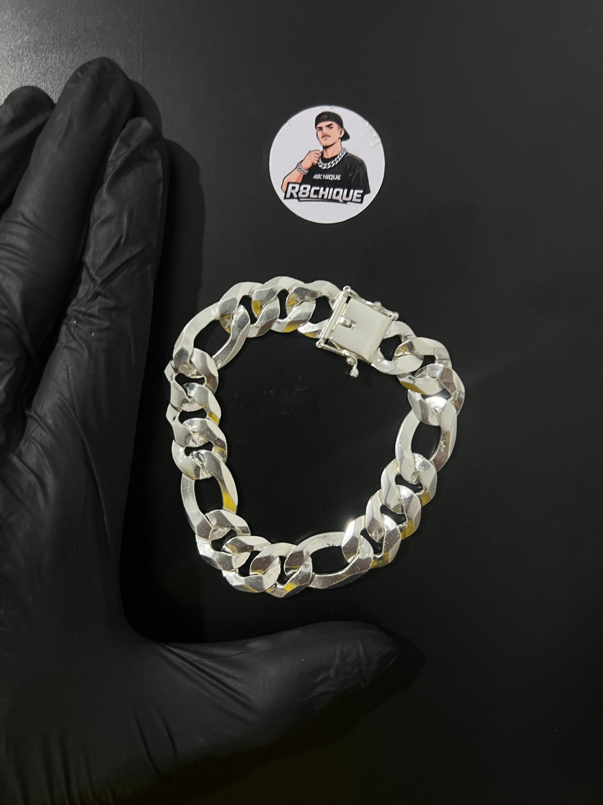 Pulseira Prata 3x1 Italiana - 15MM