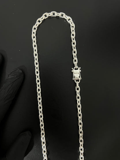 Corrente Cartie - 8MM/70CM Prata Mista