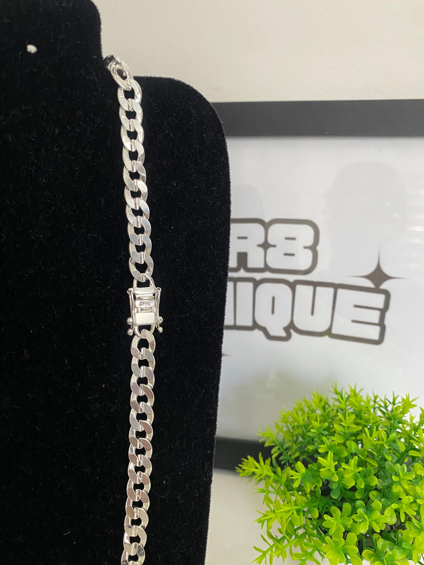 Corrente 1x1 - 9MM/70CM Prata Mista (LAMINADA)