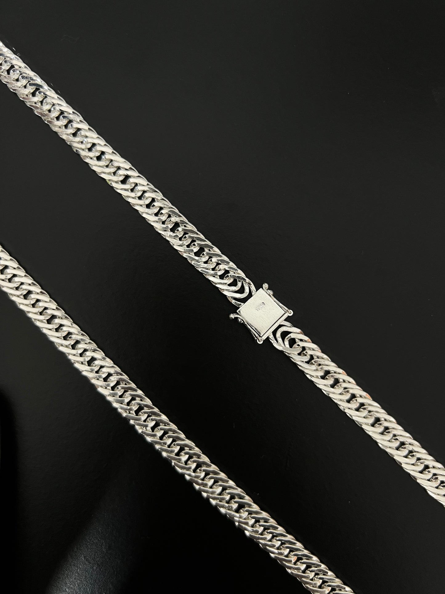 Corrente EloTriplo - 10MM/70CM Prata Mista