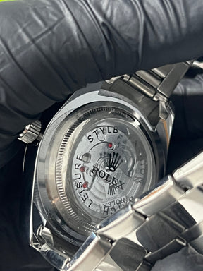 Relógio Rolex azul ciano - Linha Premium