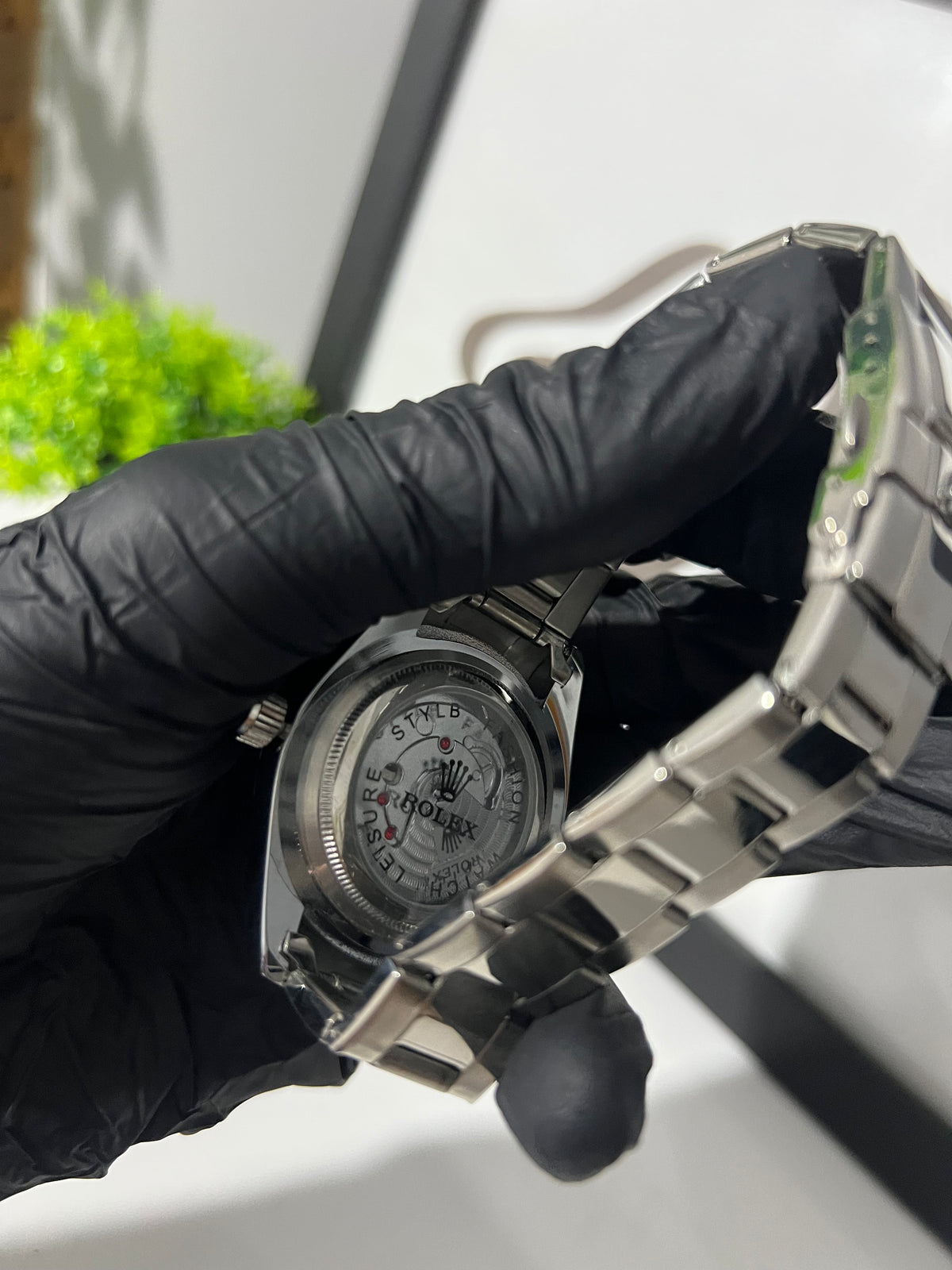 Relógio Rolex azul ciano - Linha Premium
