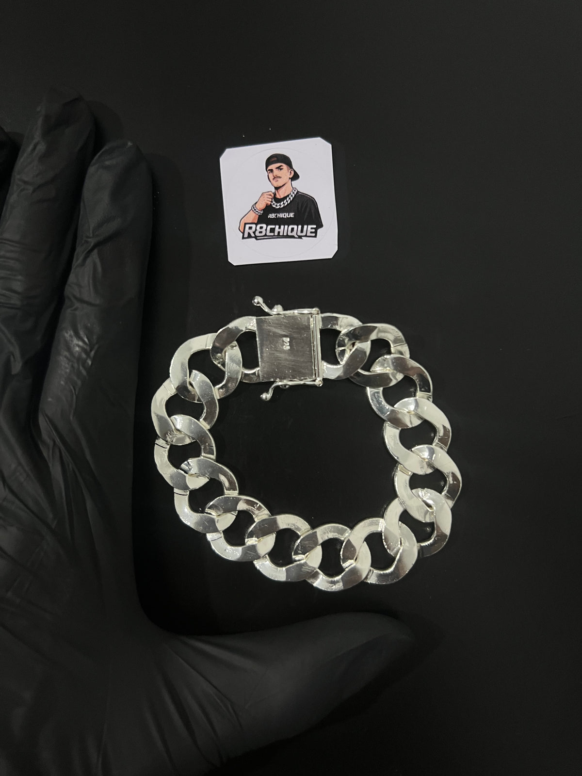 Pulseira Prata 1x1 - 20MM