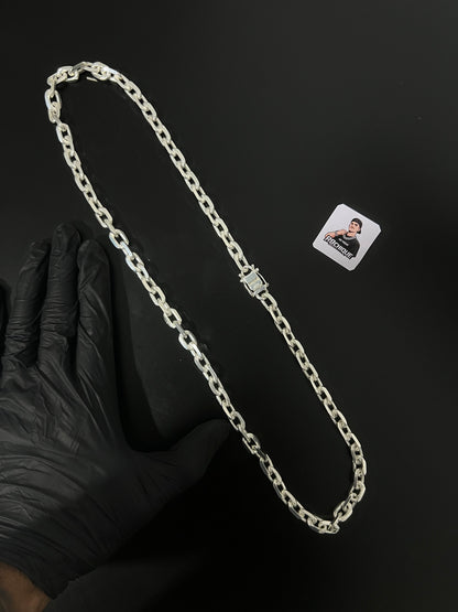 Corrente Cartie - 10MM/70CM Prata Mista