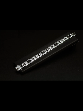 Pulseira Prata 3x1 Italiana - 18MM