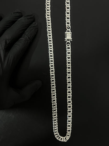 Corrente Eloduplo - 10MM/70CM Prata Mista