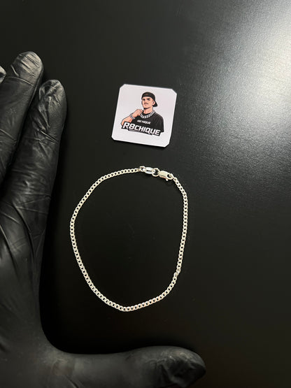 Pulseira 1x1 - 2MM Prata Mista
