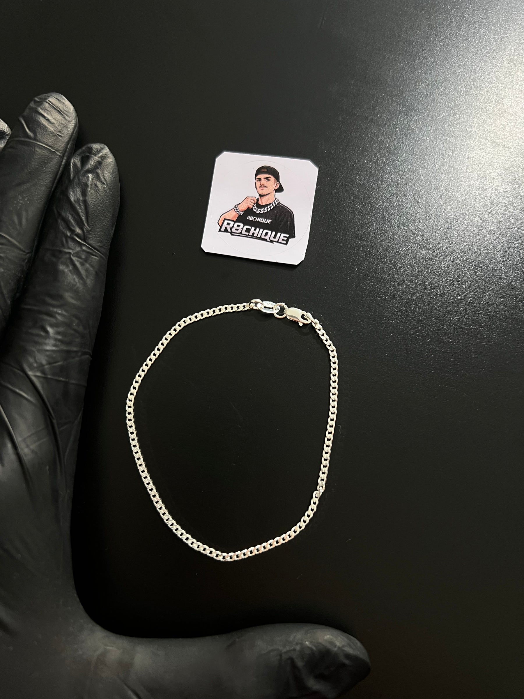 Pulseira  Prata 1x1 - 2MM