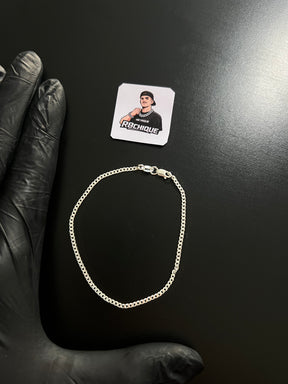 Pulseira  Prata 1x1 - 2MM