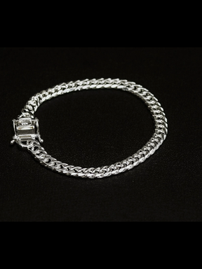 Pulseira Prata Eloduplo - 8MM