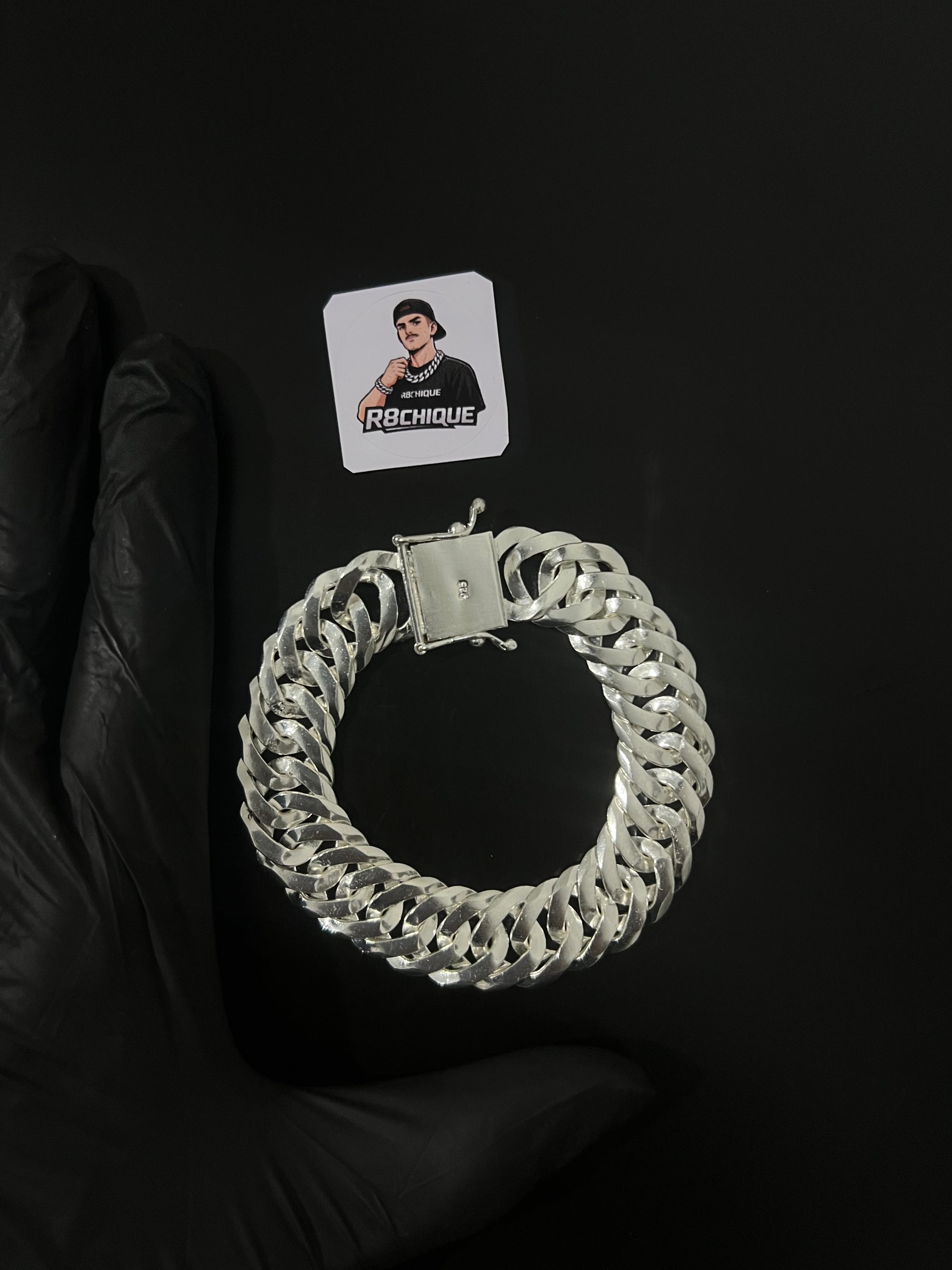 Pulseira Prata Eloduplo - 20MM
