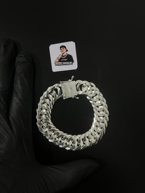 Pulseira Prata Eloduplo - 20MM