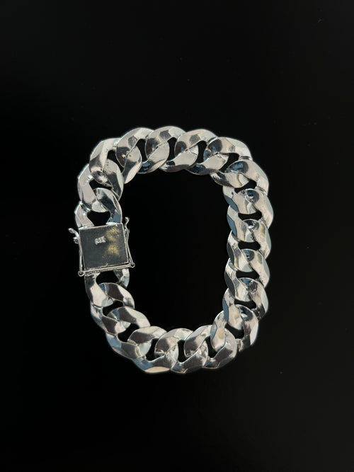 Pulseira 1x1 Italiana - 18MM Prata Mista