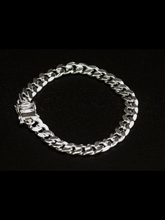 Pulseira Prata 1x1 Laminada - 9MM