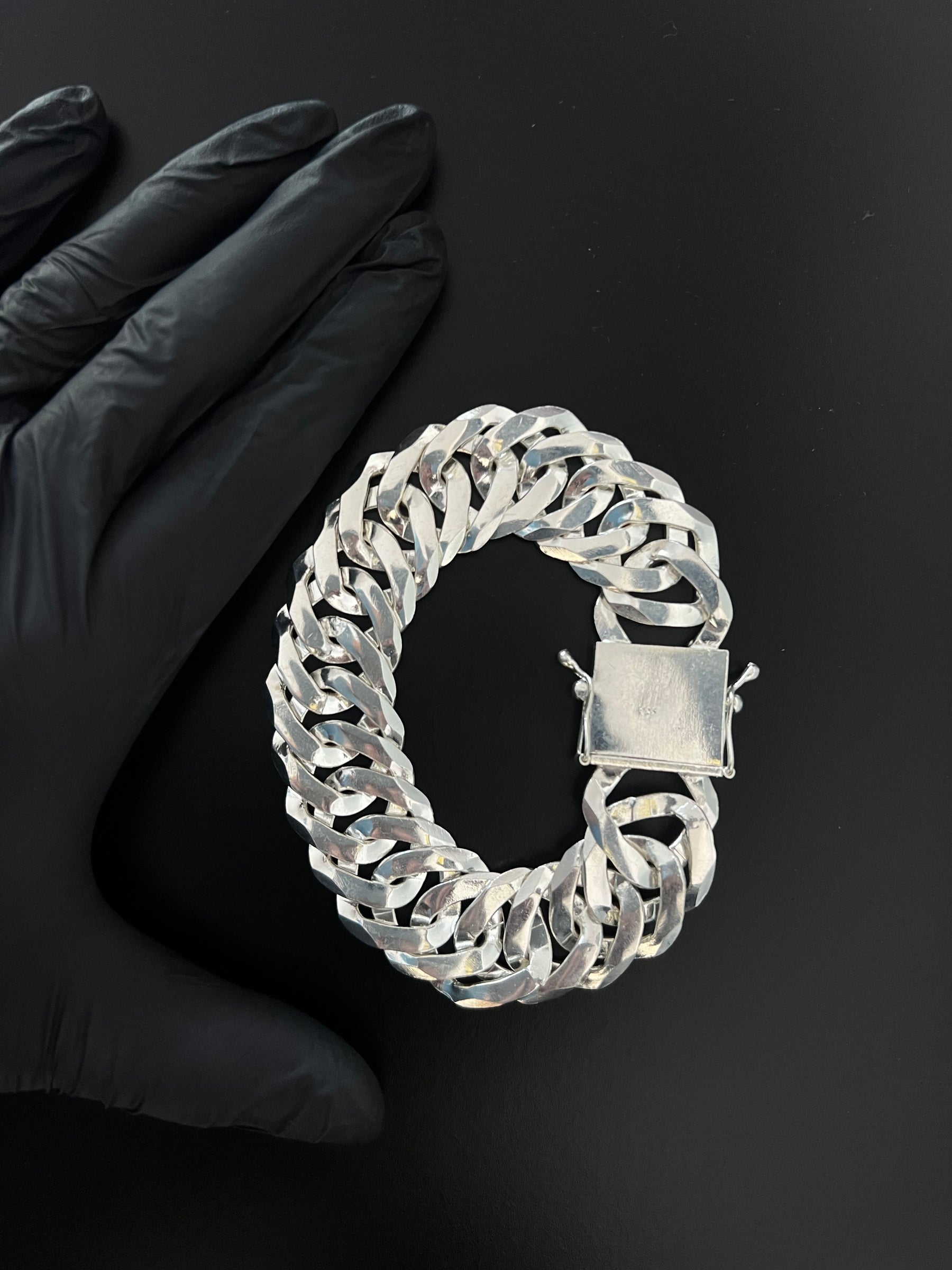 Pulseira Prata Eloduplo - 25MM