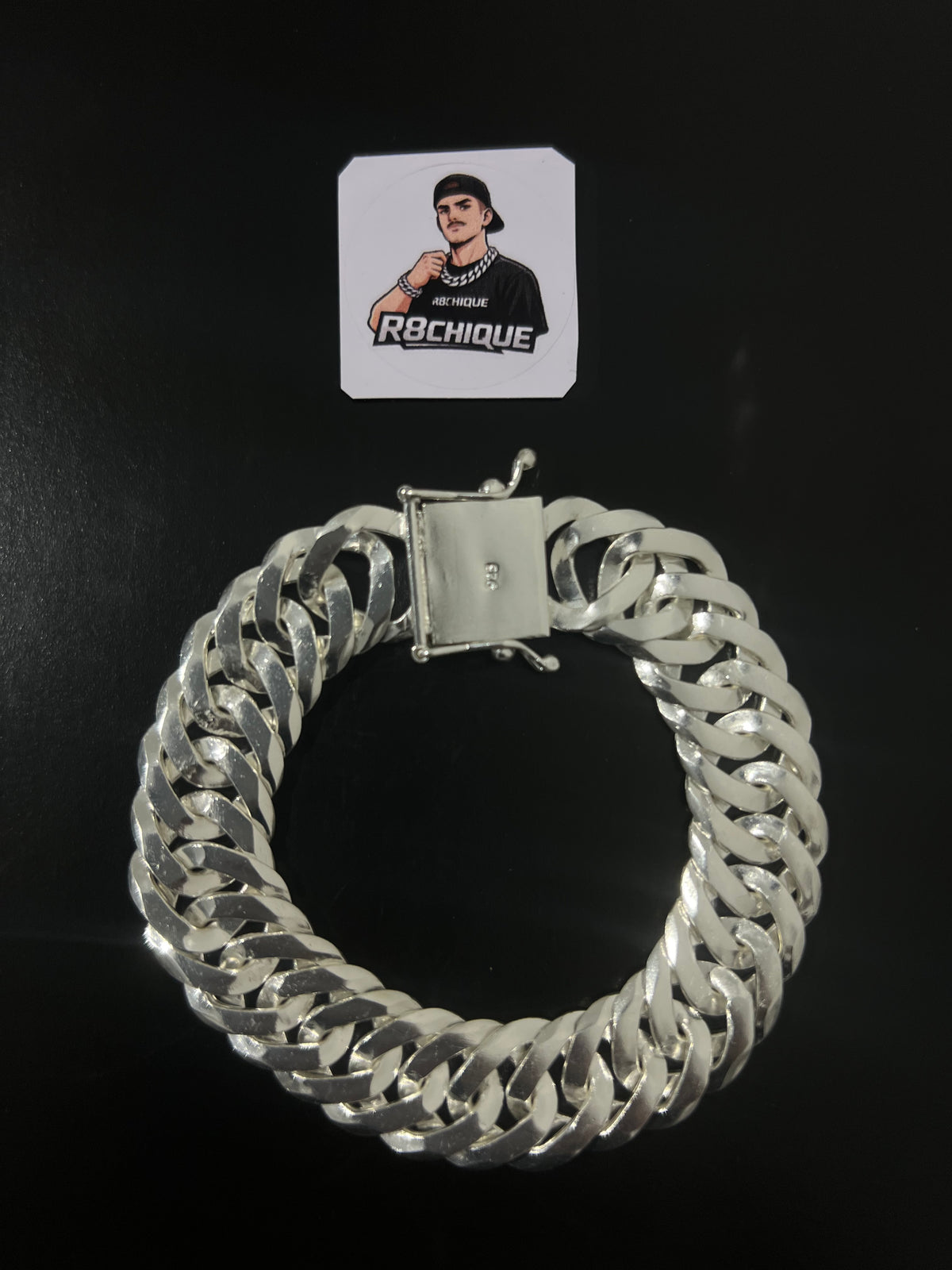 Pulseira Prata Eloduplo - 20MM