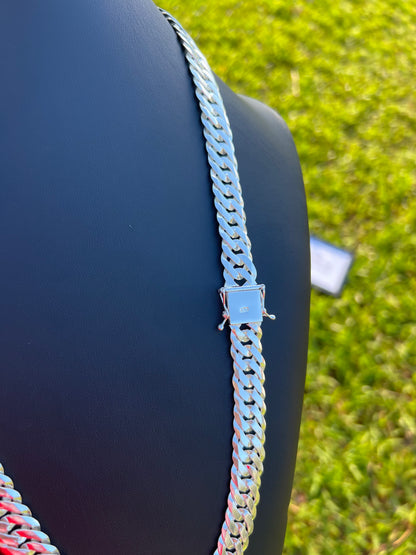Corrente Eloduplo - 15MM/70CM Prata Mista (ITALIANA)