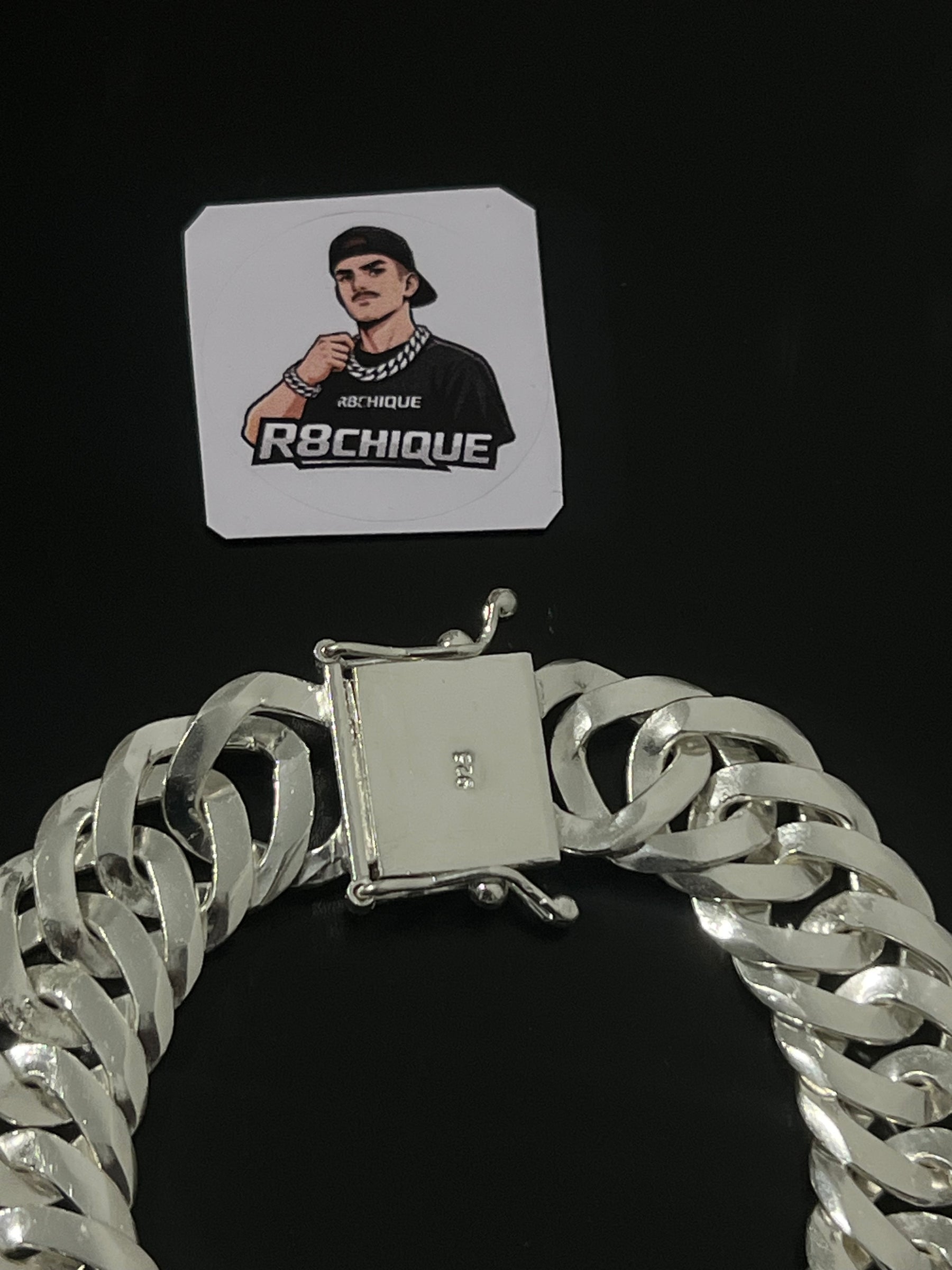 Pulseira Prata Eloduplo - 20MM