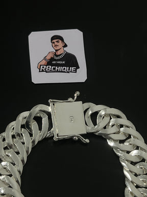 Pulseira Prata Eloduplo - 20MM