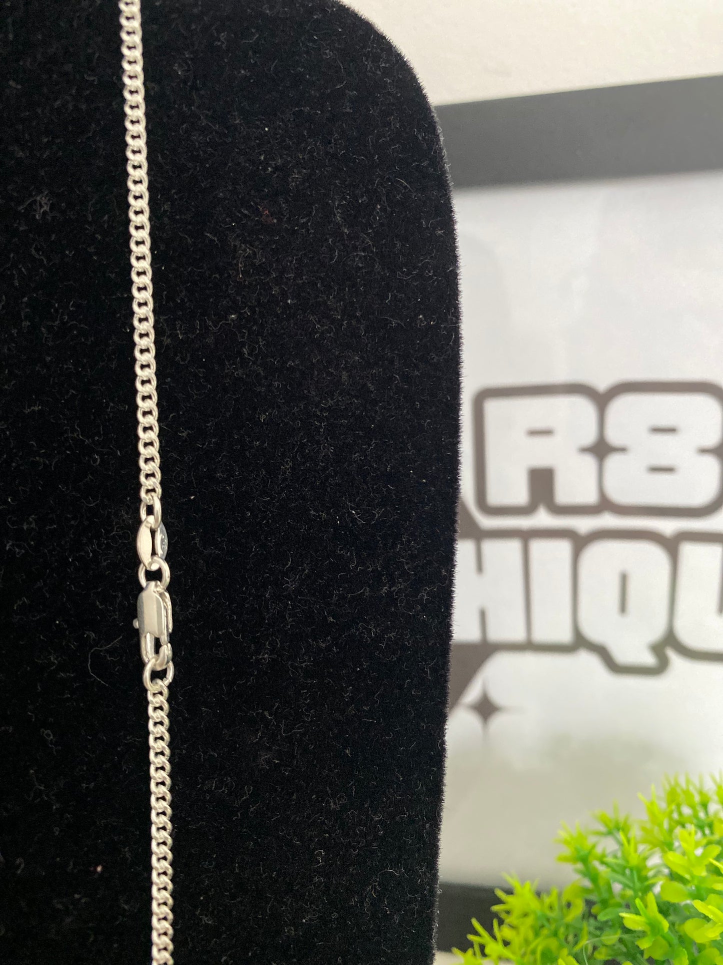 Corrente 1x1 - 2MM/70CM  Prata Mista