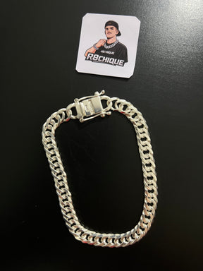Pulseira Prata Eloduplo - 8MM