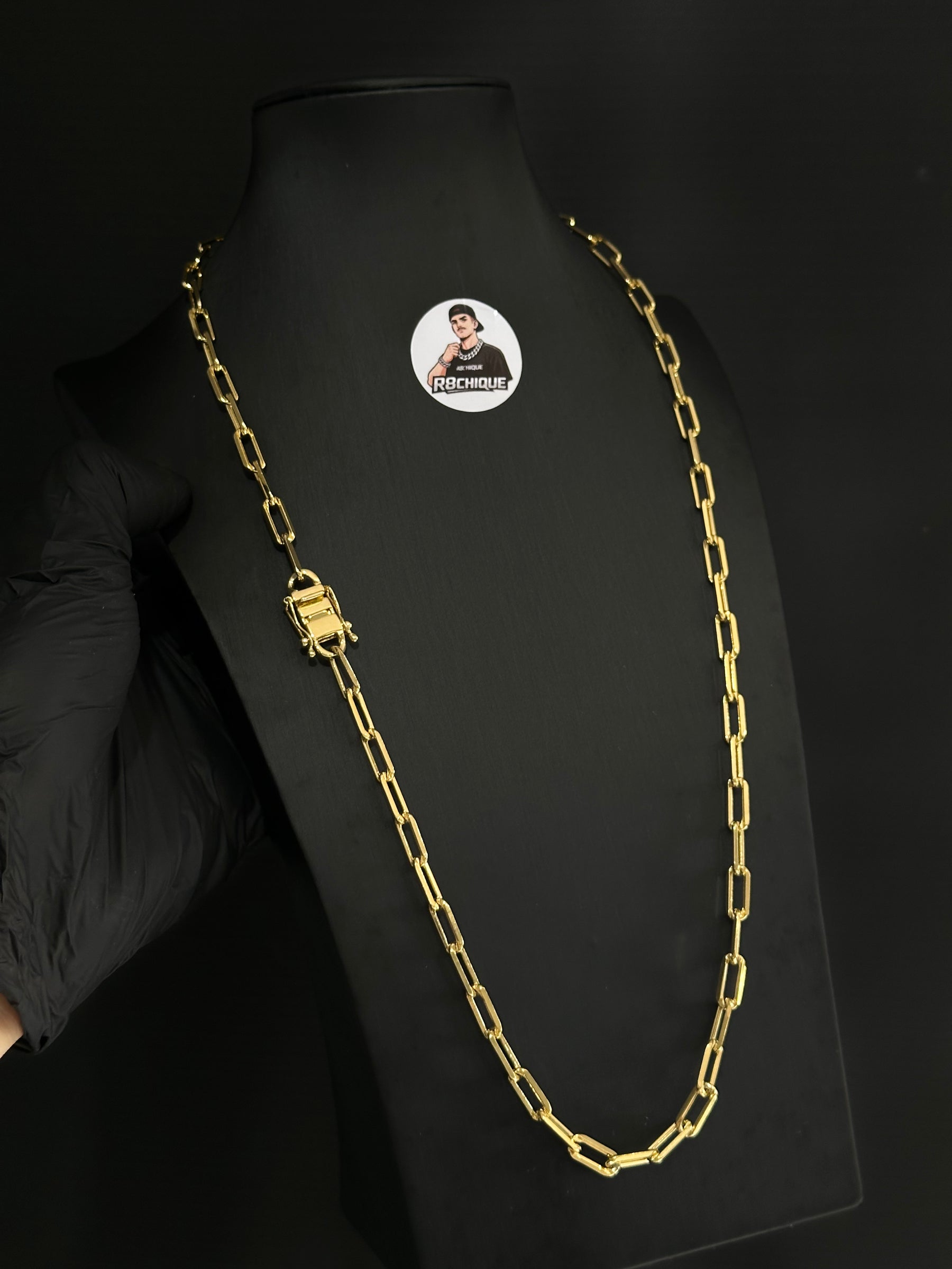 Corrente 8MM Cartie - Ouro 18K Banhada
