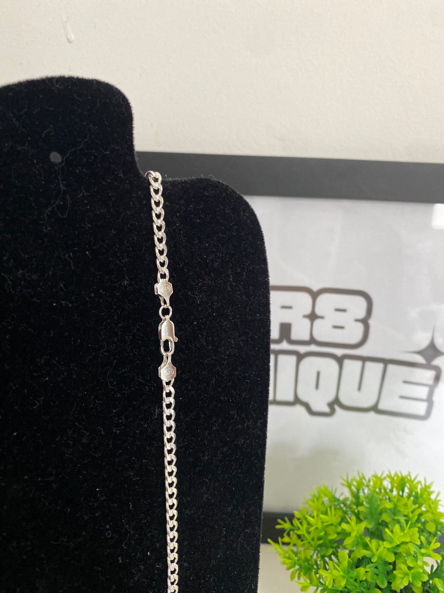 Corrente 1x1 - 4MM/70CM Prata Mista